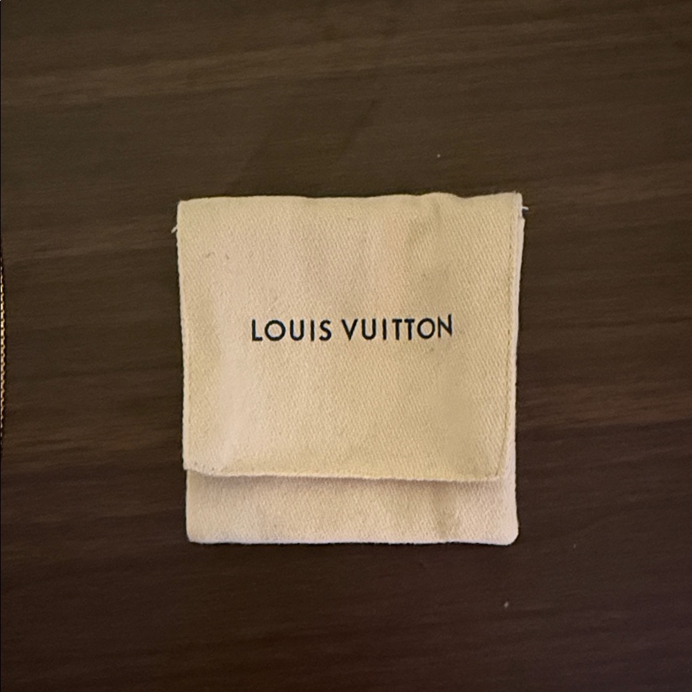 Louis Vuitton Gold Star Motif Drop Necklace View 2